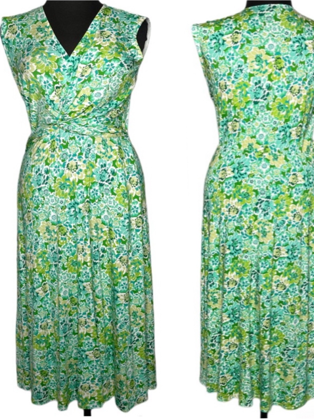 AROUR VERT Green Maxi Dress